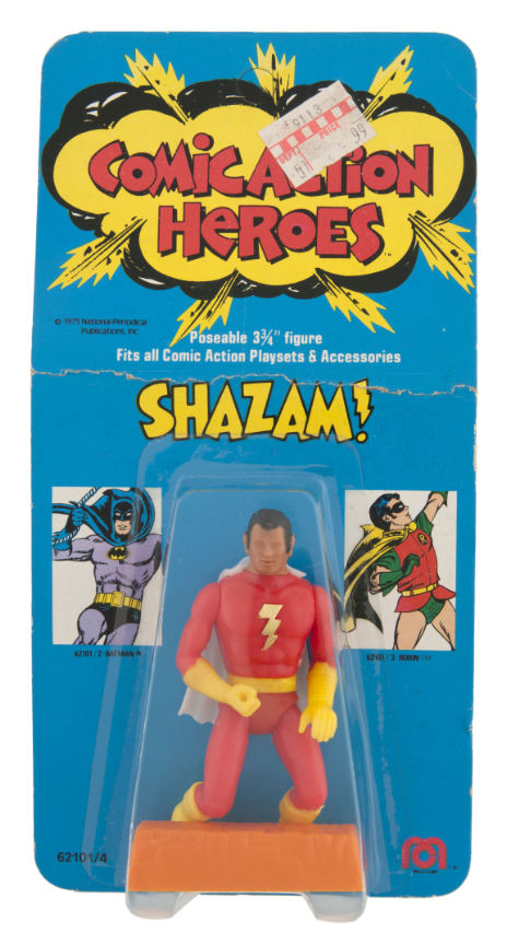 Hakes Mego Comic Action Heroes Shazam Captain Marvel Carded