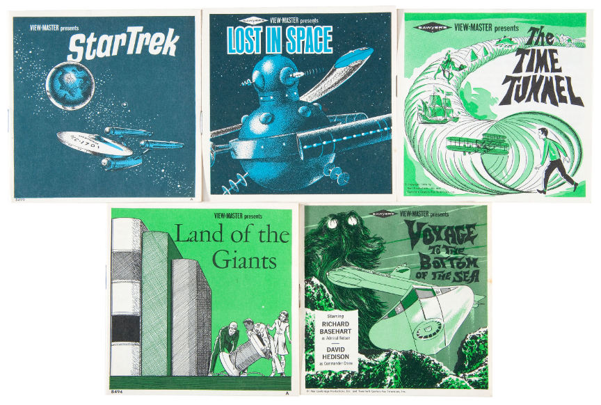 Hake's - SCI-FI VIEW-MASTER LOT WITH STAR TREK, LOST IN SPACE, OTHERS.