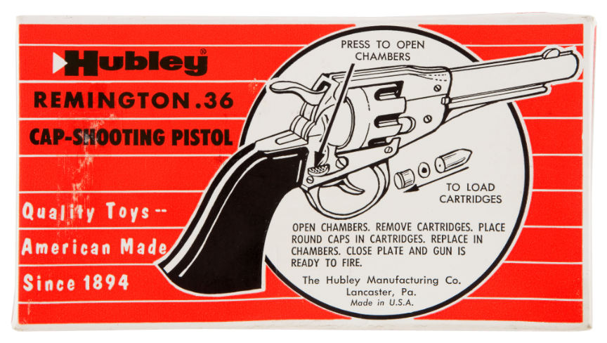 Hubley 1956 Cap and Toy Pistols and Rifles 