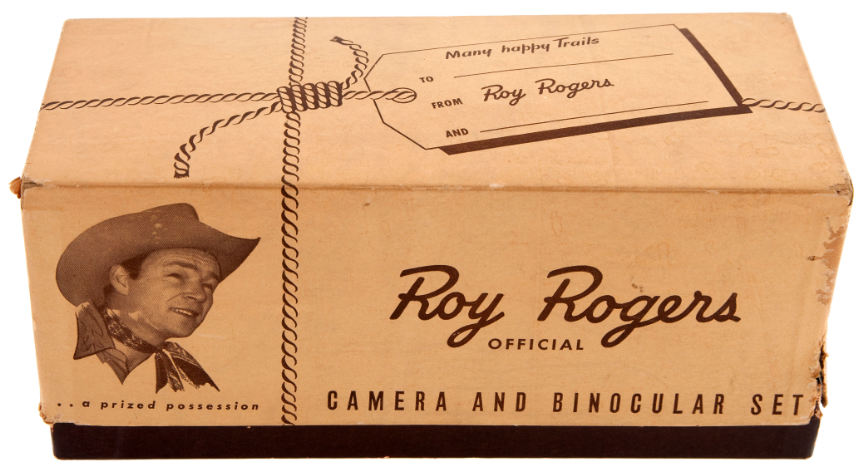 Hake's - “ROY ROGERS OFFICIAL CAMERA AND BINOCULAR” BOXED GIFT SET.