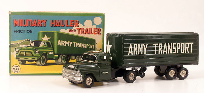 Hake S Line Mar Military Hauler And Trailer Boxed Friction Truck