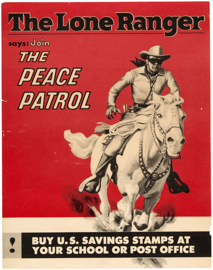 Hake's - "THE LONE RANGER PEACE PATROL" PERSONAL APPEARANCE PROMO LOT.