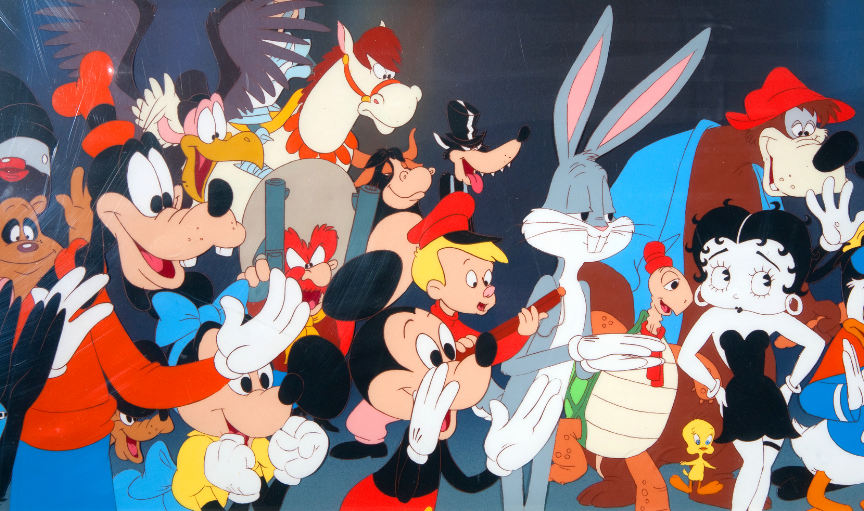 Hakes The Art Of Who Framed Roger Rabbit Large Framed Multi