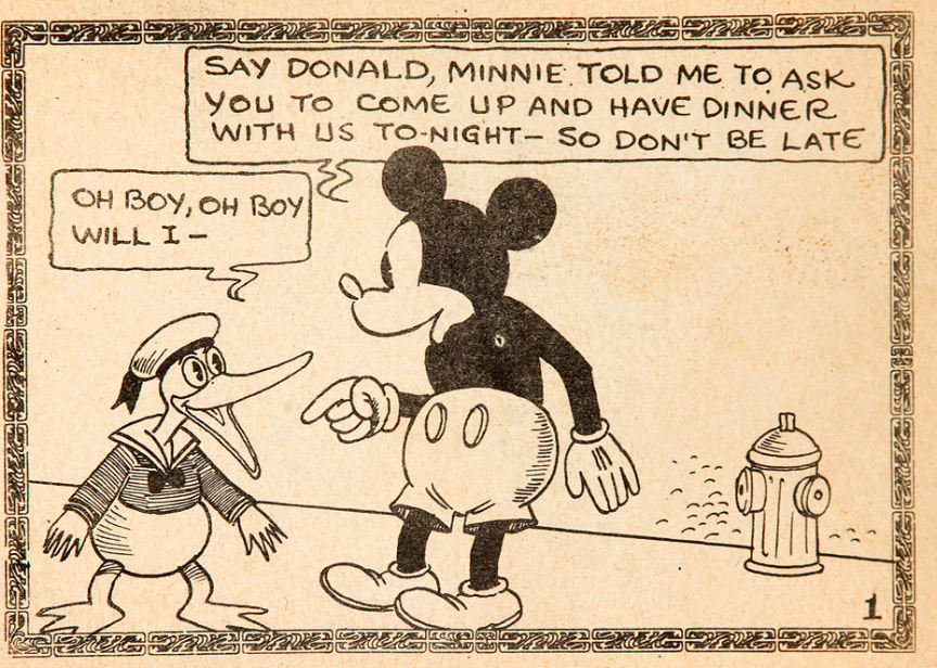 Hake's - RARE “MICKEY MOUSE & DONALD DUCK