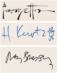Artist Autographs