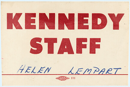 Kennedy Staff Badge