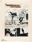 BIG DADDY ROTH #1 THE SUBVERSIVE RATFINKS COMPLETE COMIC STORY ORIGINAL ART BY DENNIS ELLEFSON. Comic Art