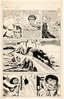T.H.U.N.D.E.R. AGENTS #4 PG 38 COMIC BOOK PAGE ORIGINAL ART BY MIKE SEKOWSKY. Comic Art