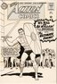 ACTION COMICS #329 COMIC BOOK COVER ORIGINAL ART BY CURT SWAN AND SHELDON MOLDOFF. Comic Art